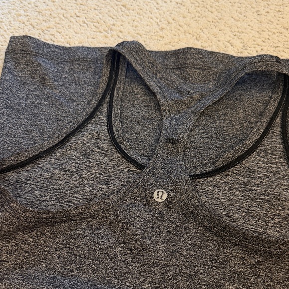 lululemon athletica Tops - Lululemon Gray Racerback Tank Top
